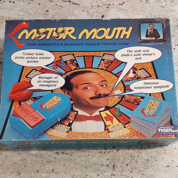 Motor Mouth Tongue Twister Game Vintage Circa 1990s - Picture 1 of 4